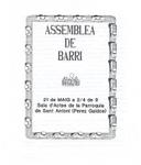1992 Assemblea de Barri
