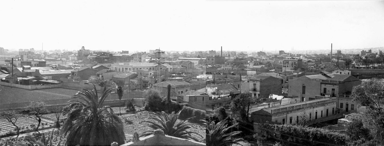 1950 Vista de Llefià  des de Torre Hospital