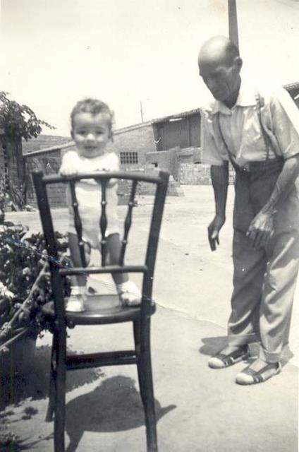 1955. Pati bòbila Joan Elias. Fons: família Ferreres