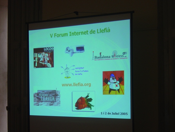 2005 1 de juliol 
Presentació V Fòrum Internet Llefià 2005