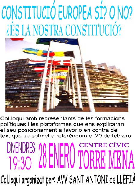 2005 Xarrada constitució europea