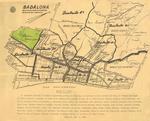 1960 Plànol de districtes i barris de Badalona