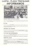 1986 Març. Butlletí­ informatiu. Batalla de la plaça Trafalgar