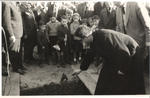 Col.locació primera pedra escola Maria Ward 24-12-1961. Foto: Vera. Fons: Sant Jeroni de la Murtra.