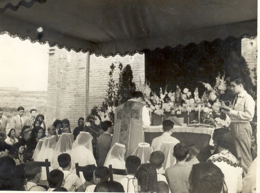 1955 Missa de primera comunió.