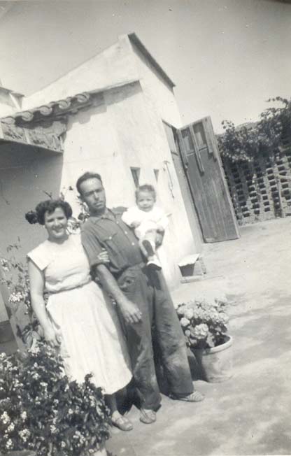 1955. Patio bòbila Joan Elias. Fons: família Ferreres