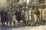 1943. Alumnes col·legi nacional de Llefià. Fons Isabel i Angel Pérez