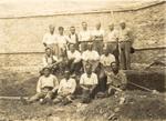 1934. Grup de treballadors de la capella. Fons Félix Rizo Bove