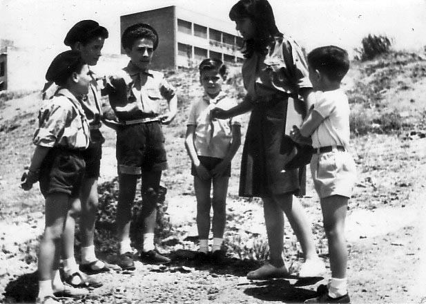1964.  Grup d'escoltes Boy Scouts.  Fons: Teresa Bertrán Royo.