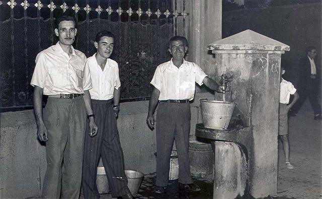1955. Carrer Aribau. Fons: Rufina Vico