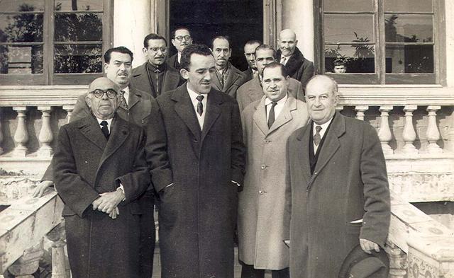 1959. Autoritats. Fons: Emeregildo Díaz